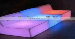 LED Loveseats Furnishing/nightclub Seating / Plastic Lighted Sofa YM-LSF7196711 thumbnail-1