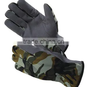 Camouflage Military Gloves With Synthetic Leather ZM355-H thumbnail-1