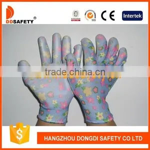 DDSAFETY Cheapest Hot Selling PU Garden Glove Working Gloves thumbnail-1