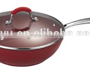 5pcs Forged Aluminum Nonstick Pots and Pans Set With Stainless Steel Pans thumbnail-3