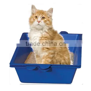 Cat Toilet Pet Cat Litter Box Sifting Includes Sift Away System and Deluxe Splatter Shield thumbnail-2
