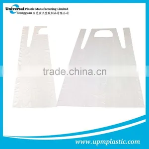 Disposable Household Individually Wrapped White Poly Aprons thumbnail-2