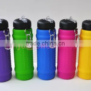 Silicon Collapsible Water Bottle With Various Colors and Capacity thumbnail-5