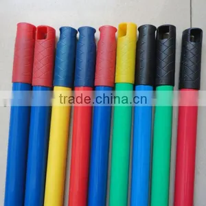 PVC Coated Corn Broom Wooden Handle thumbnail-1