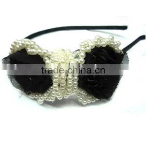 Ladylike Crystal Bow Headband thumbnail-1