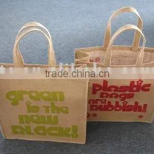 Jute Tote Bag(fashion Bag,jute Shopping Bag) thumbnail-1