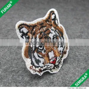 Custom Make Colorful Tiger Face Badge thumbnail-2