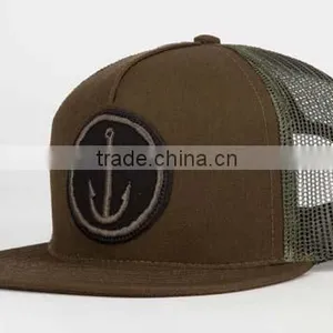 Custom 5 Panel Embroidery Patch Trucker Cap Mesh Cap thumbnail-4
