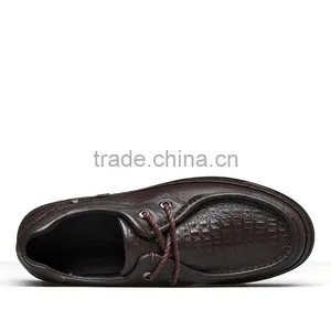 China Brand Formal Business Men's Shoes Casual Fashion Sample for Male, Men Casual Shoes With Top Layer Leather Made in Jinjiang thumbnail-6