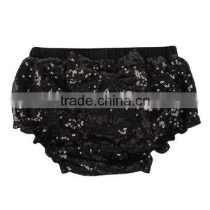 Adorable Baby Diaper, Double Sequin Baby Bloomers, Wholesale Baby Ruffle Bloomers thumbnail-5