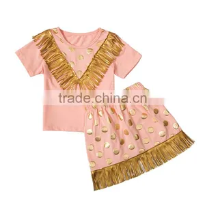 Girl Clothes Set Cute Baby Skirt Cotton 2 Pcs Baby Kids Clothing Set thumbnail-6
