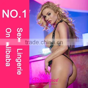 Sunspice Top Quality Hot Sale Mature Women Latex Lingerie Pics Leather Lingerie thumbnail-2