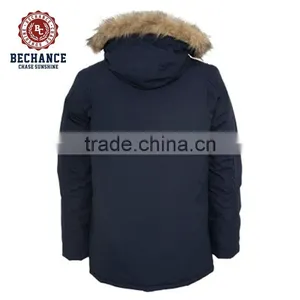 LZ220 Wholesale OEM/ODM Service Men Casual Long Padded Parka thumbnail-3