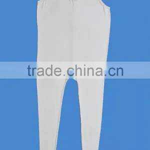 50% Polyester & 50% Cotton (1x1 Rib) Baby Romper/Baby Suit (Bleached &Unbleached) thumbnail-1