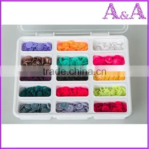 Wholesale Cheap 150 Sets T5 Plastic Snap Bulk Buttons Fastener thumbnail-3