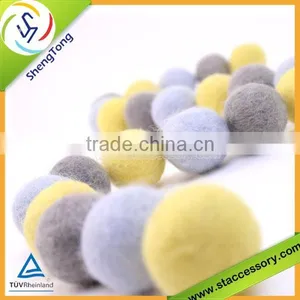 High Quality Wool Felt Ball/handmade Felt Balls/2cm Felt Balls thumbnail-1