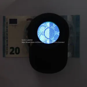 HS113 Forensic Magnifier With Light UVA(365nm) UVC(254nm) Laser(980nm) White,10× Amplification Double Lens With Anti UV thumbnail-2