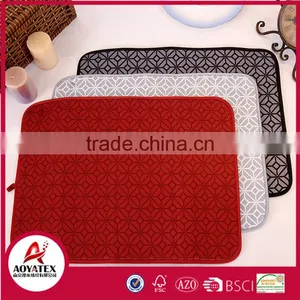 Microfiber Washable Kitchen Mats, Dish Mat for Kitchen Use, Drying Mat Factory Supplier thumbnail-1