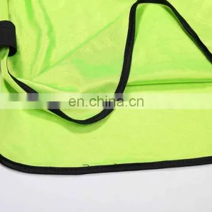 O Neck Side Slit Fluorescence Cooling Vest thumbnail-6