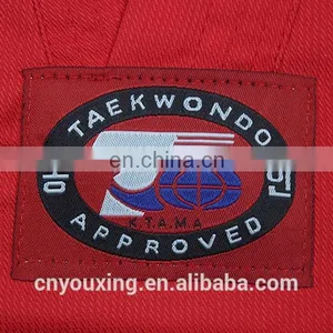 Custom Red Taekwondo Dobok thumbnail-5