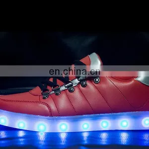 Wholesale Men Leisure Shoes Colorful Glowing Shoes Lights up Led Luminous Shoes Mens thumbnail-2