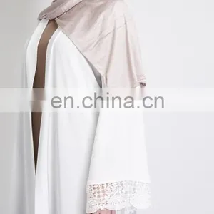Custom High Quality White New Model Abaya Dubai Egypt in China,latest Design Muslim Dress 2017 Abaya thumbnail-4
