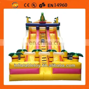 2015 New Dinosaurs Inflatable Slide, Double Lane Slide thumbnail-1