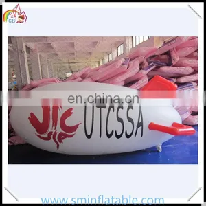 Promotion Inflatable Helium Blimp, Pvc Inflatable Flying Blimps, Advertising Floating Air Plane for Sale thumbnail-3