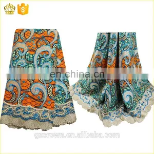 Fashion New Arrival French Net Lace African Wax Cotton Fabric Veritable Embroidery Lace FabricH170112005 thumbnail-6