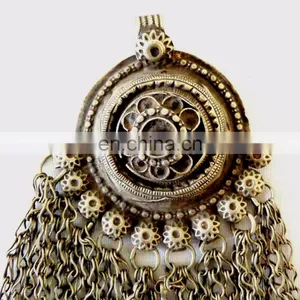 Tribal Handmade Pendant-Vintage Afghani Pendant Set thumbnail-3