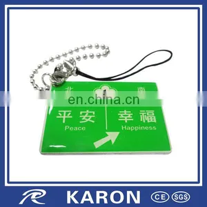 Custom Printed Keychain Key Tag With Name thumbnail-1