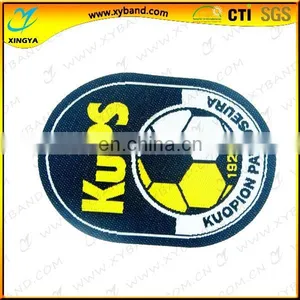 Round Shape Woven Football Badges thumbnail-1