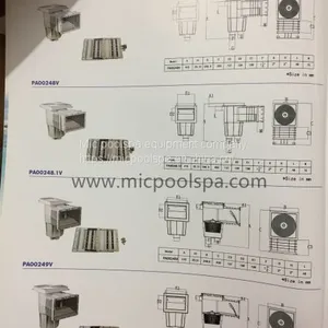 Round PVC Main Drain, Pool Drain, Pool Accessories, thumbnail-3