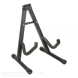 Iron + Plastic+ Sponge Professional Portable Electric Guitar Foot Stand thumbnail-1
