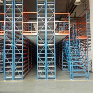 Cold-rolled Steel Industrial Mezzanine Three Floors thumbnail-2
