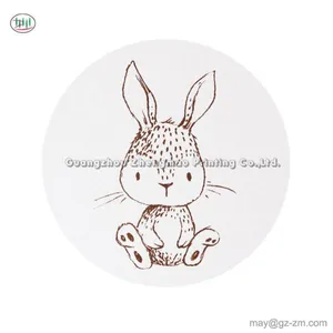 Customizable Multi-style Cute Round Paper Cup Coasters thumbnail-1