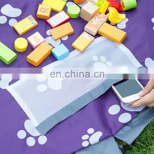I@home Large Size Modern Quickly Organize Kids Play Mats Toy Storage Bag Harness Pocket thumbnail-5