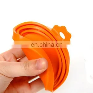 High Quality Universal Pet Food Can Cover Reusable Silicone Pet Can Cover Cat & Dog Can Lid Cover thumbnail-5