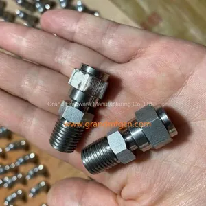Stainless Steel 316 Drain Valve Plugs Withstand High Pressure 2000psi Release Valves thumbnail-2