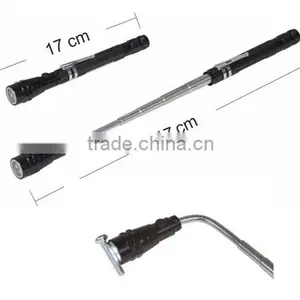 Wholesale Promotional 3 Led Flashlight With Telescopic Magnetic Pick-up Tool thumbnail-2