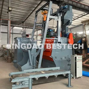 Automatic Rubber Belt Sand Shot Blasting Machine thumbnail-1