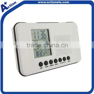 Digital Table Talking Alarm Clock With Calendar thumbnail-1