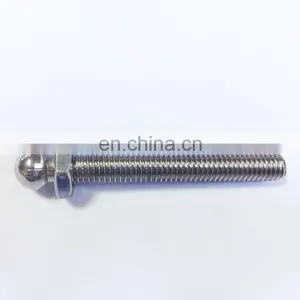 Zinc Plated Spherical Head Bolt Stud Threaded Ball Joint Rod Bolt thumbnail-1