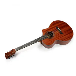 Good Price Matte 40 Inch Auditorium Made in China Wood Acoustic Guitar OEM Guitar for Sale thumbnail-2