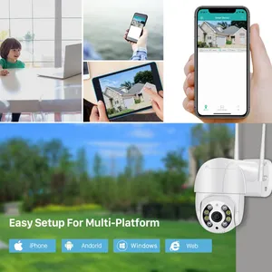 3MP PTZ IP Camera Wifi Outdoor Speed Dome Wireless Wifi Security Camera Pan Tilt 4X Digital Zoom Network CCTV Surveillance thumbnail-3