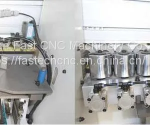 High Performance Economical Edgebanding With Premilling Corner Trimming Machine Imported Components Model KLF463 thumbnail-3