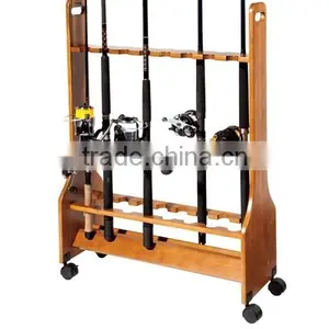 Fish Rod Rack / Rolling Rod Racks / Rolling Rod Carts thumbnail-1