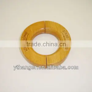 WT013 Round Ring Wood Pants Ring Eco Friendly Pants Ring thumbnail-1