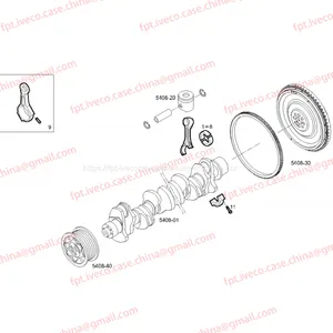 FPT IVECO CASE Cursor9 Euro 6 F2CFE612 A/B/D F2CFE612D*J231/F2CFE612A*J098 5802748674 Connecting Rod Assy 504128706 5801686231 thumbnail-4