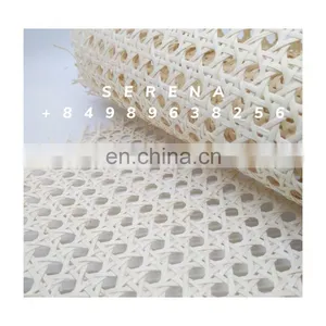 Wholesale 15m Semi Bleached Open Mesh Rattan Cane Webbing for Furniture and Handicrafts Roll WS +84989638256 thumbnail-5